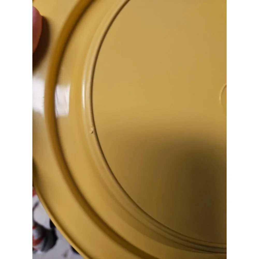 Tupperware Cake Pie Keeper Carrier Harvest Gold Bottom 719-2 Base Only